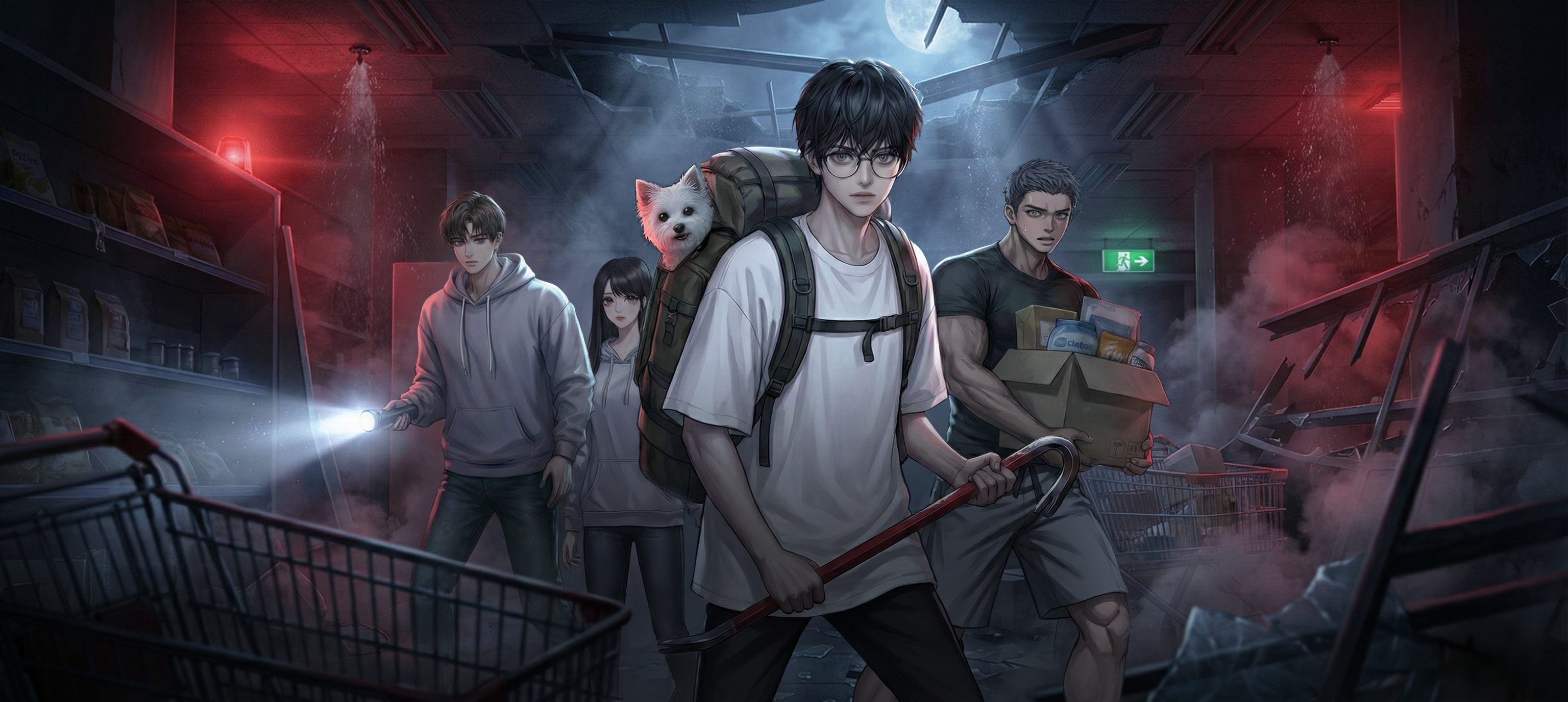 Bag to the Future - Disaster survival scene